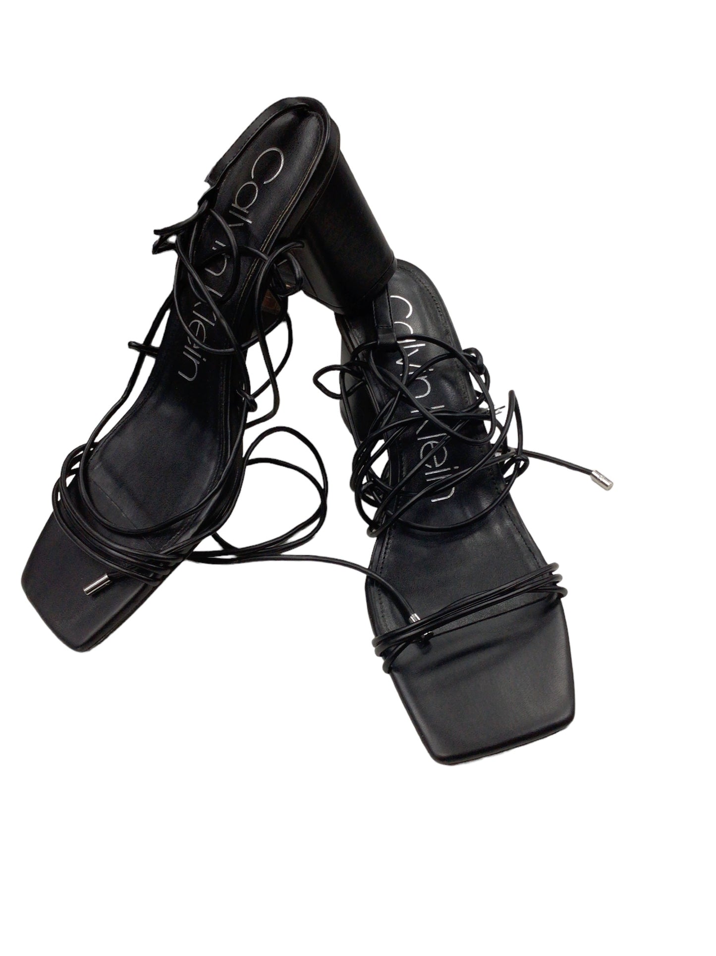 Sandals Heels Block By Calvin Klein  Size: 11