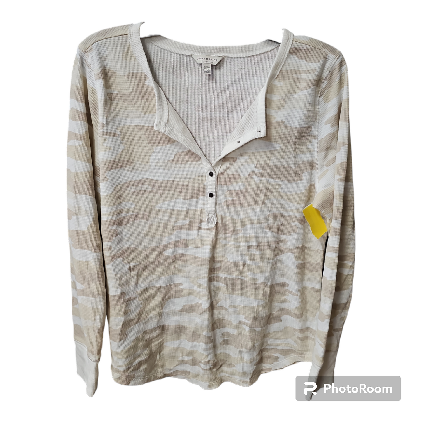 Top Long Sleeve Basic By Lucky Brand  Size: Xl