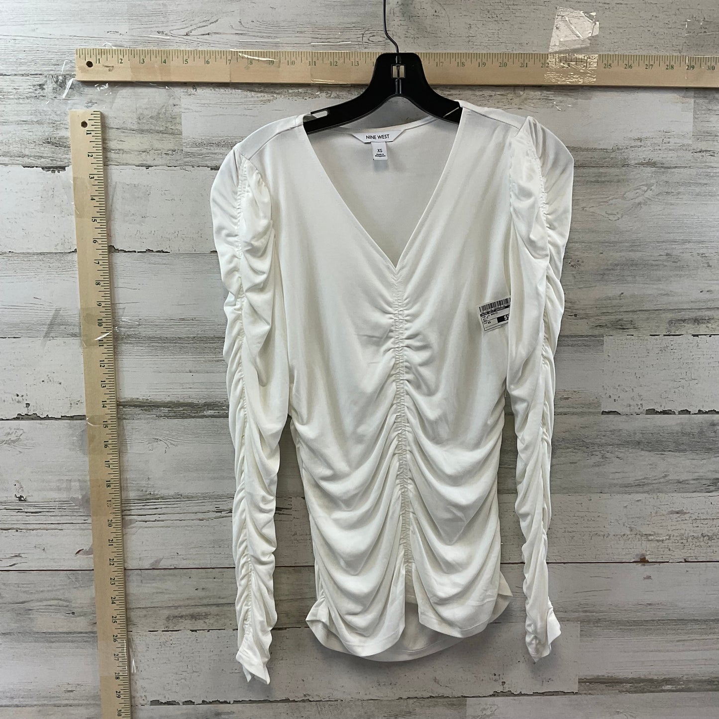 Top Long Sleeve Basic By Nine West Apparel  Size: Xs