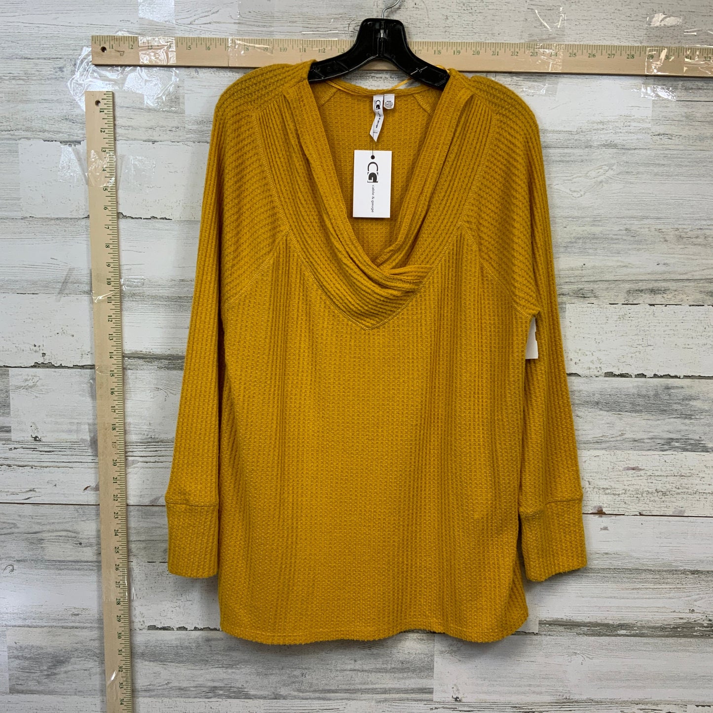 Top Long Sleeve By Cable And Gauge  Size: L