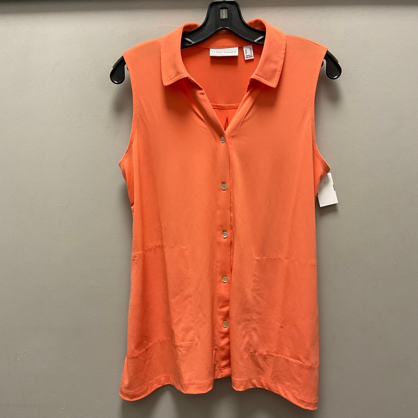 Blouse Sleeveless By Susan Graver  Size: S