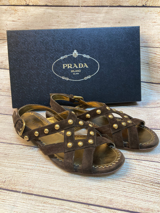 Sandals Luxury Designer By Prada  Size: 5.5