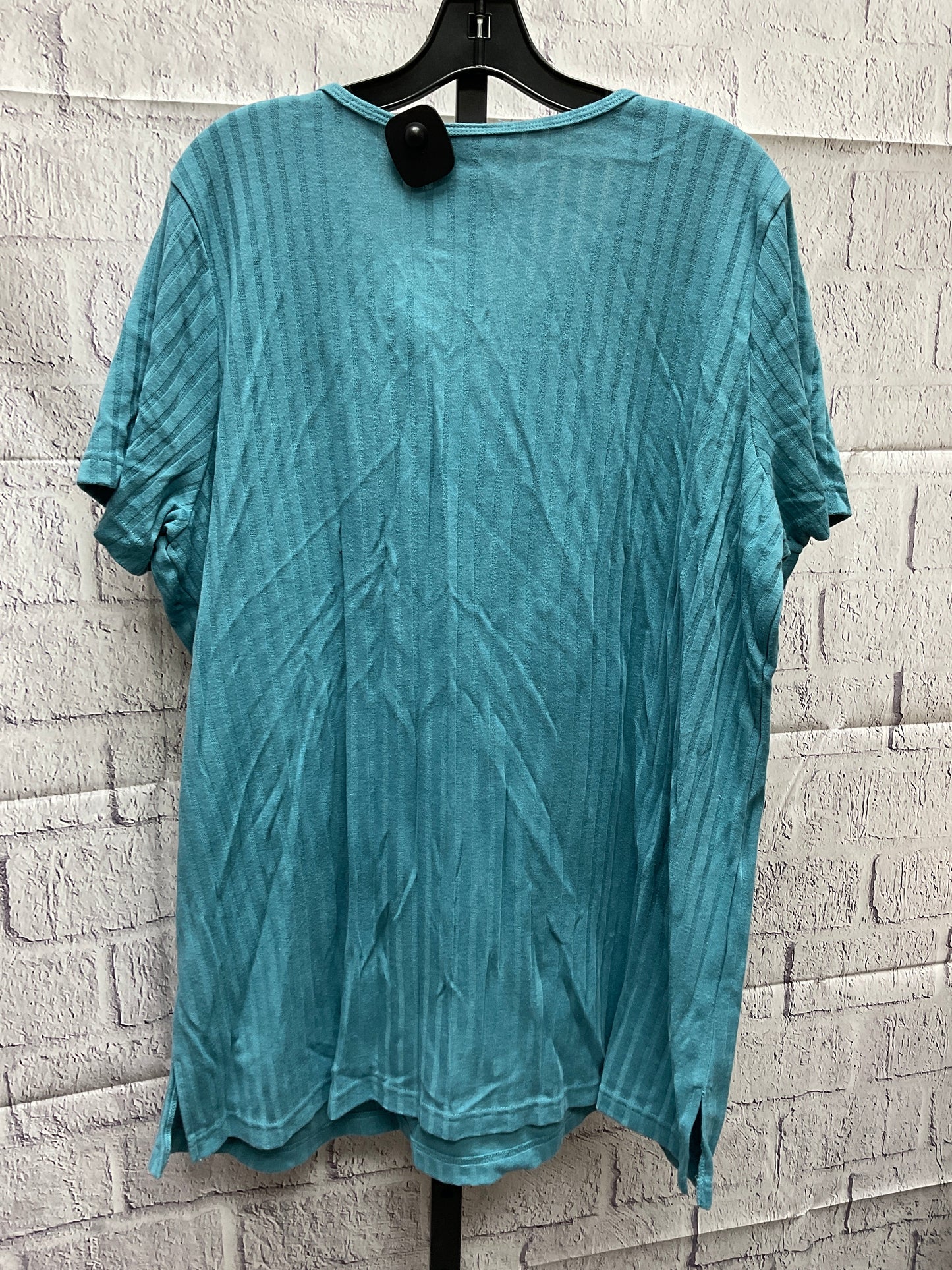 Top Short Sleeve Basic By Roamans  Size: 1x