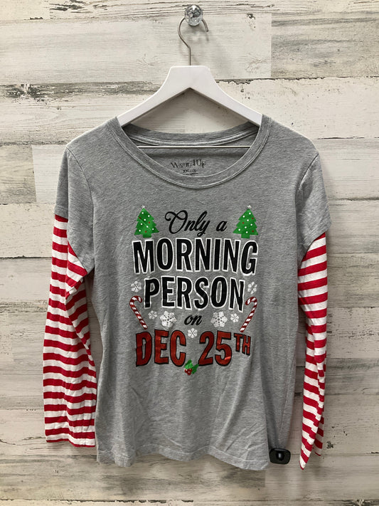 Holiday Top Long Sleeve By Cmf  Size: Xl