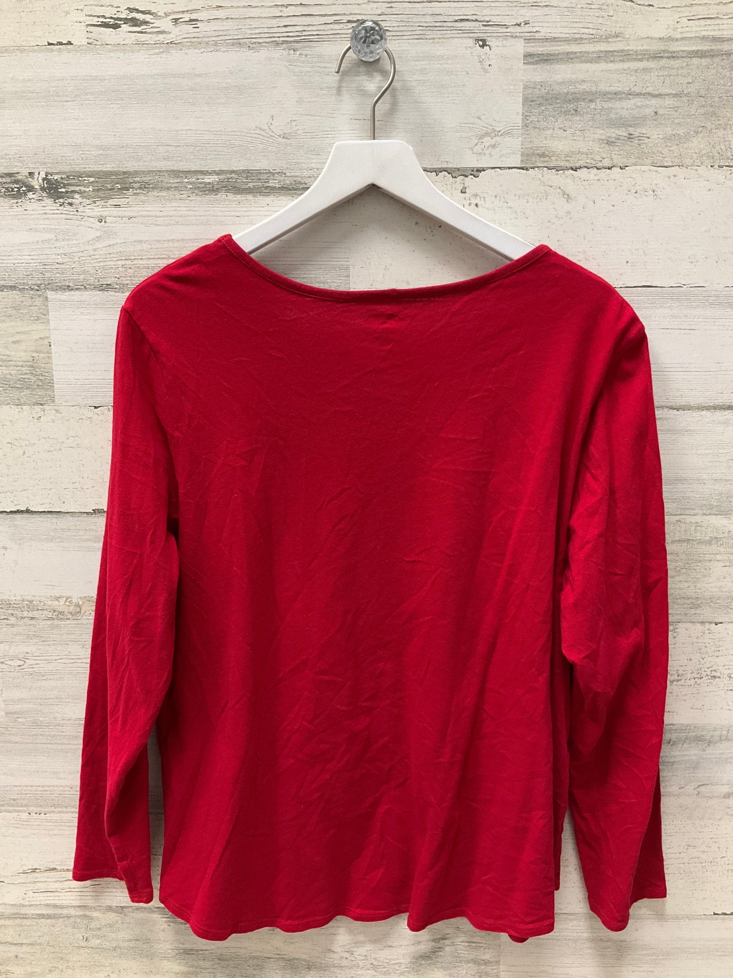 Holiday Top Long Sleeve By Holiday Time  Size: 2x
