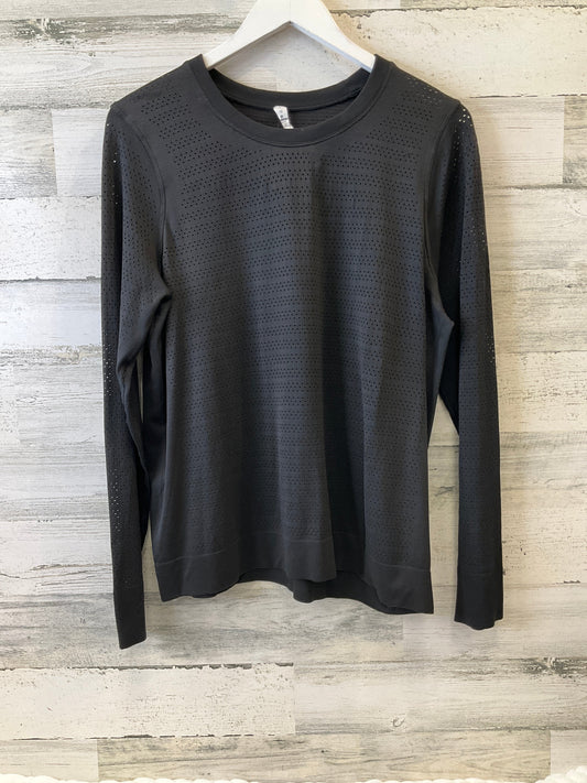 Athletic Top Long Sleeve Crewneck By Lululemon  Size: 12