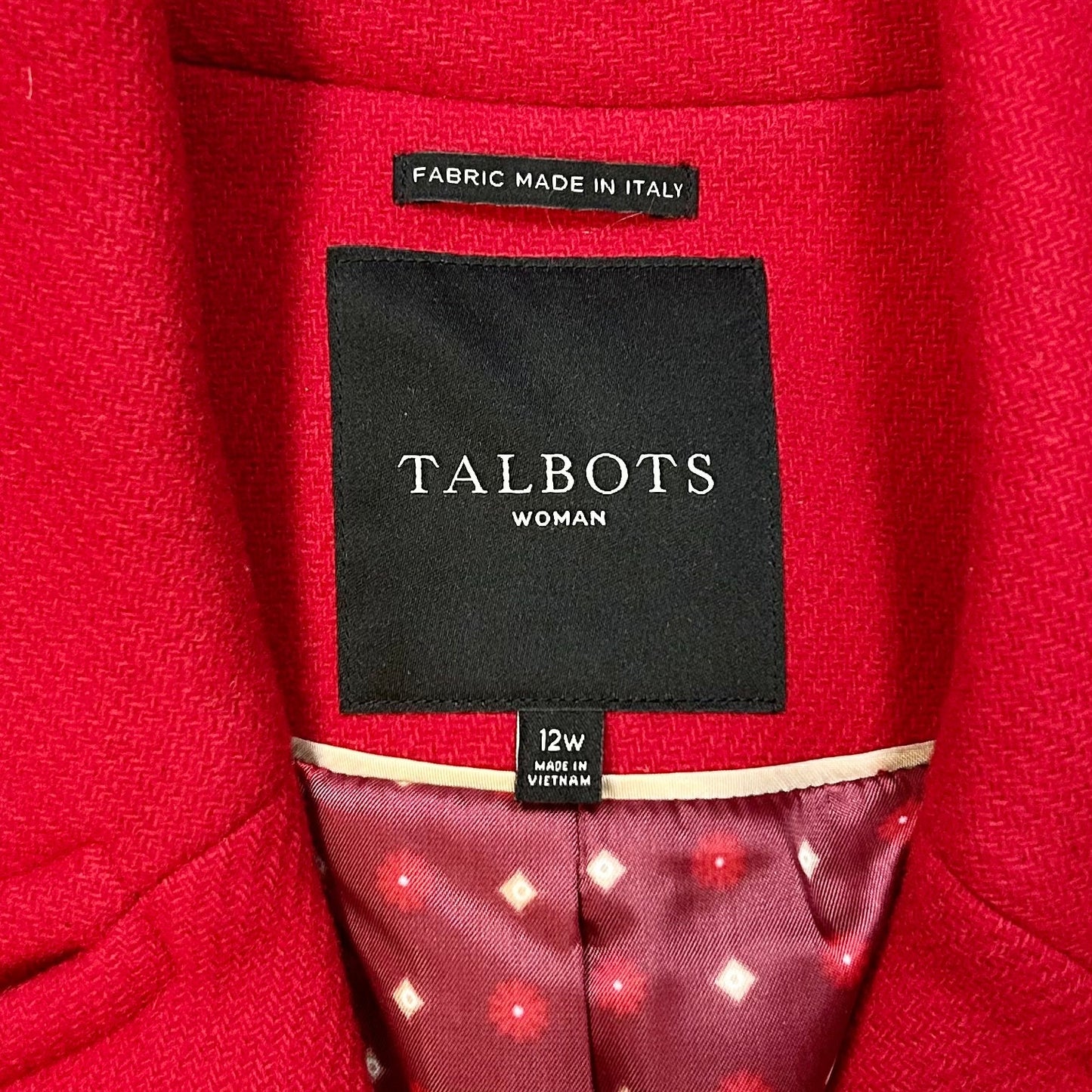 Coat Peacoat By Talbots  Size: L