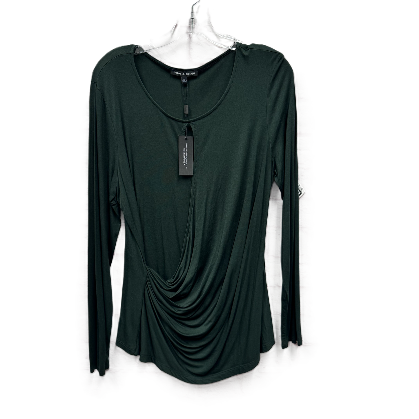 Top Long Sleeve By Cable And Gauge  Size: Xl