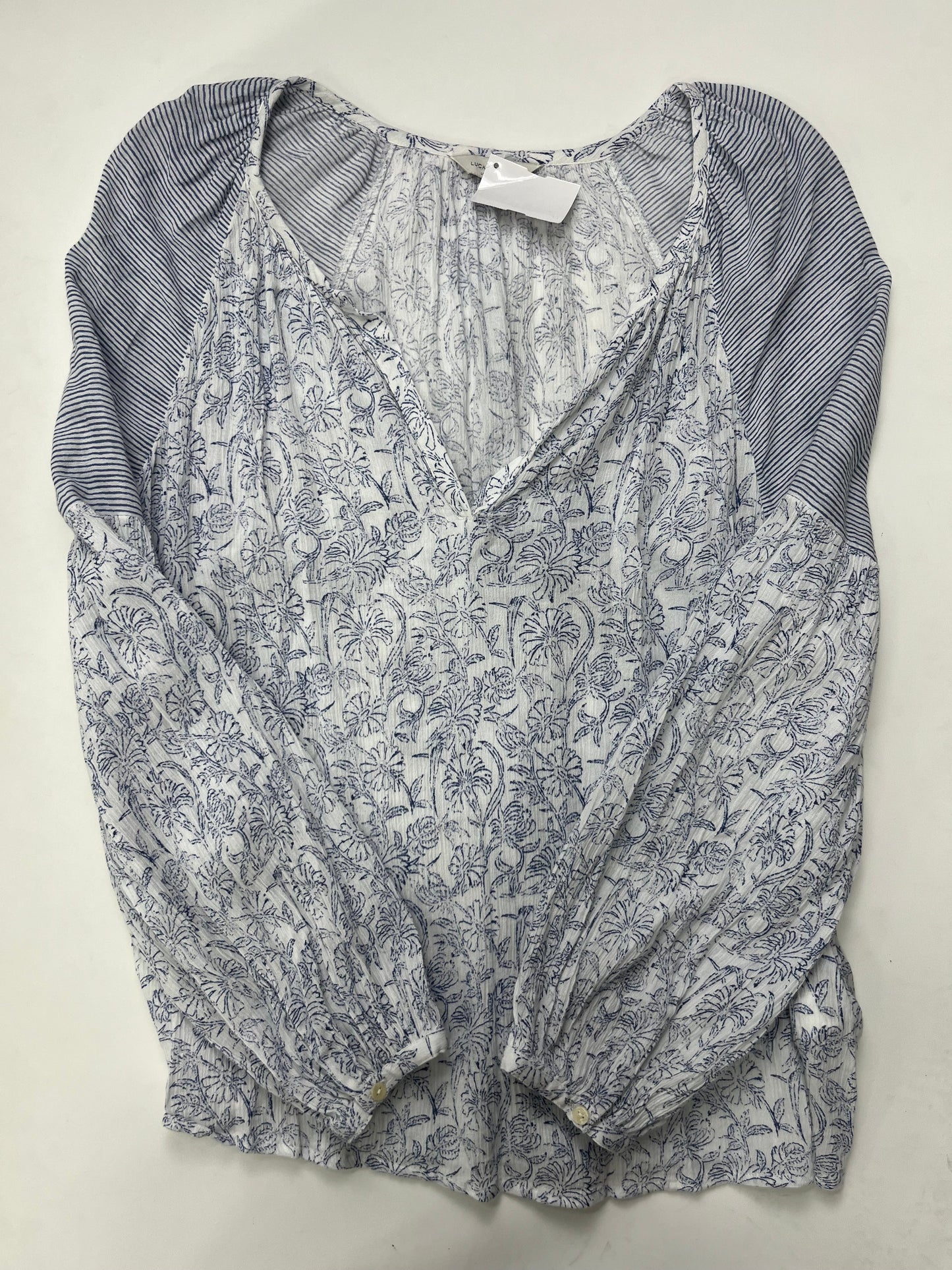 Top Long Sleeve By Lucky Brand  Size: L