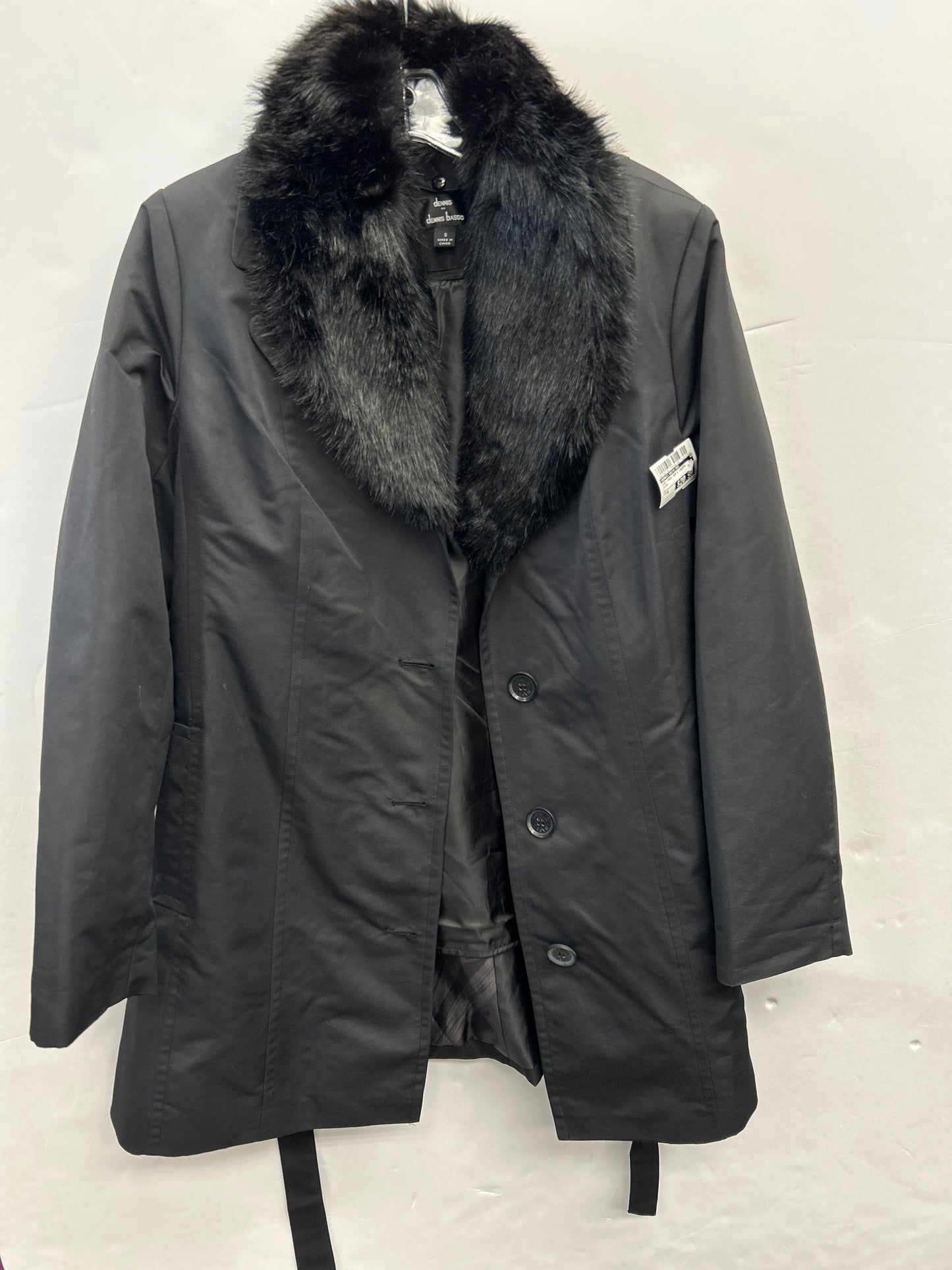 Coat Faux Fur & Sherpa By Dennis Basso Qvc  Size: S