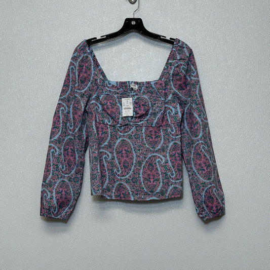 Top Long Sleeve By J Crew O  Size: 4