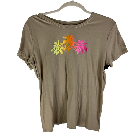 Top Short Sleeve Basic By Pink  Size: Xxl