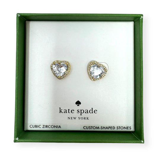 My Love Pavé Heart Stud Earrings By Kate Spade