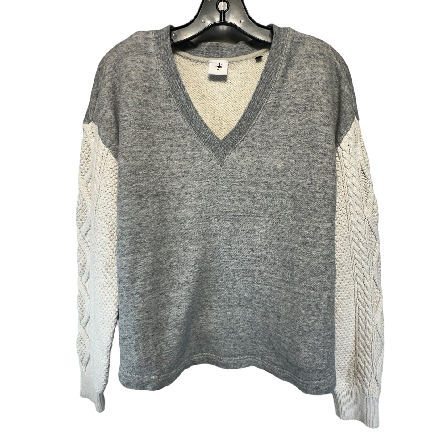 Fusion Cableknit Sweatshirt By Cabi  Size: M