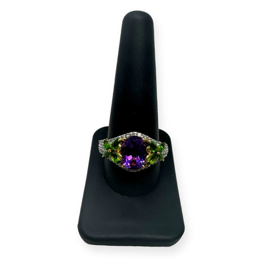 Amethyst Ring Sterling Silver By Unknown Brand  Size: 11