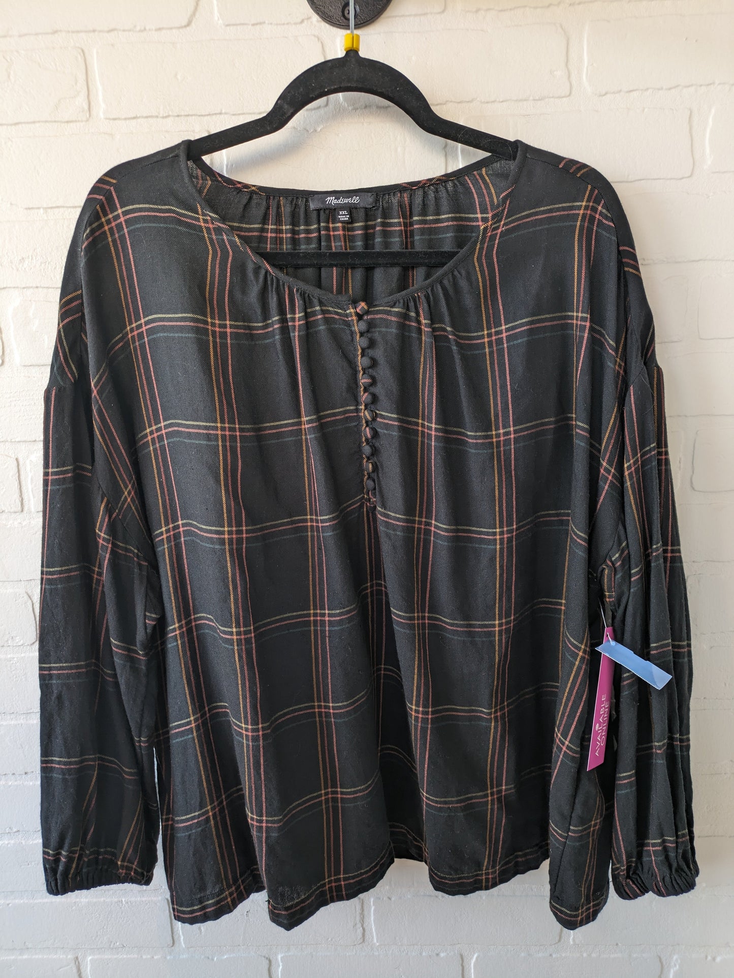 Blouse Long Sleeve By Madewell  Size: 1x