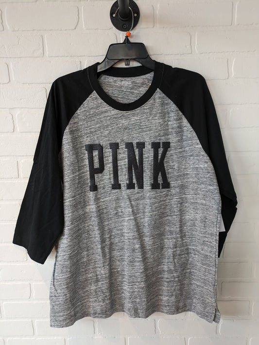 Top 3/4 Sleeve Basic By Pink  Size: Xl