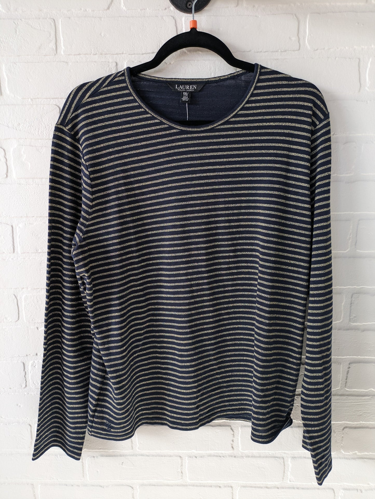 Top Long Sleeve By Lauren By Ralph Lauren  Size: 1x