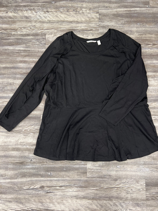 Top Long Sleeve By Isaac Mizrahi Size: 3x