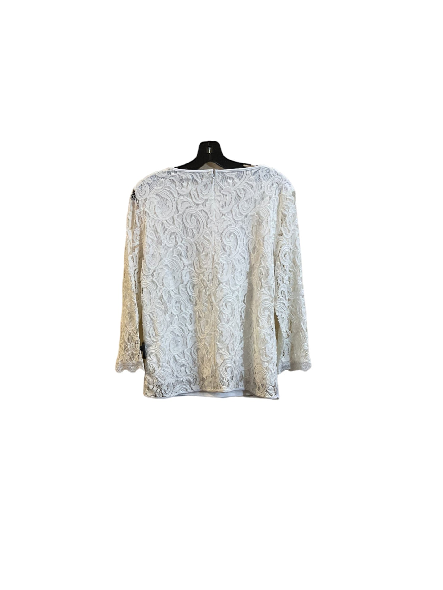 Top 3/4 Sleeve By Adrianna Papell  Size: Xl