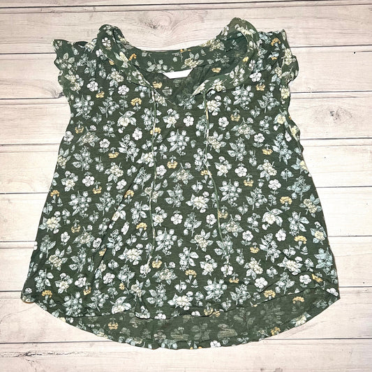 Blouse Short Sleeve By Lucky Brand  Size: Xl