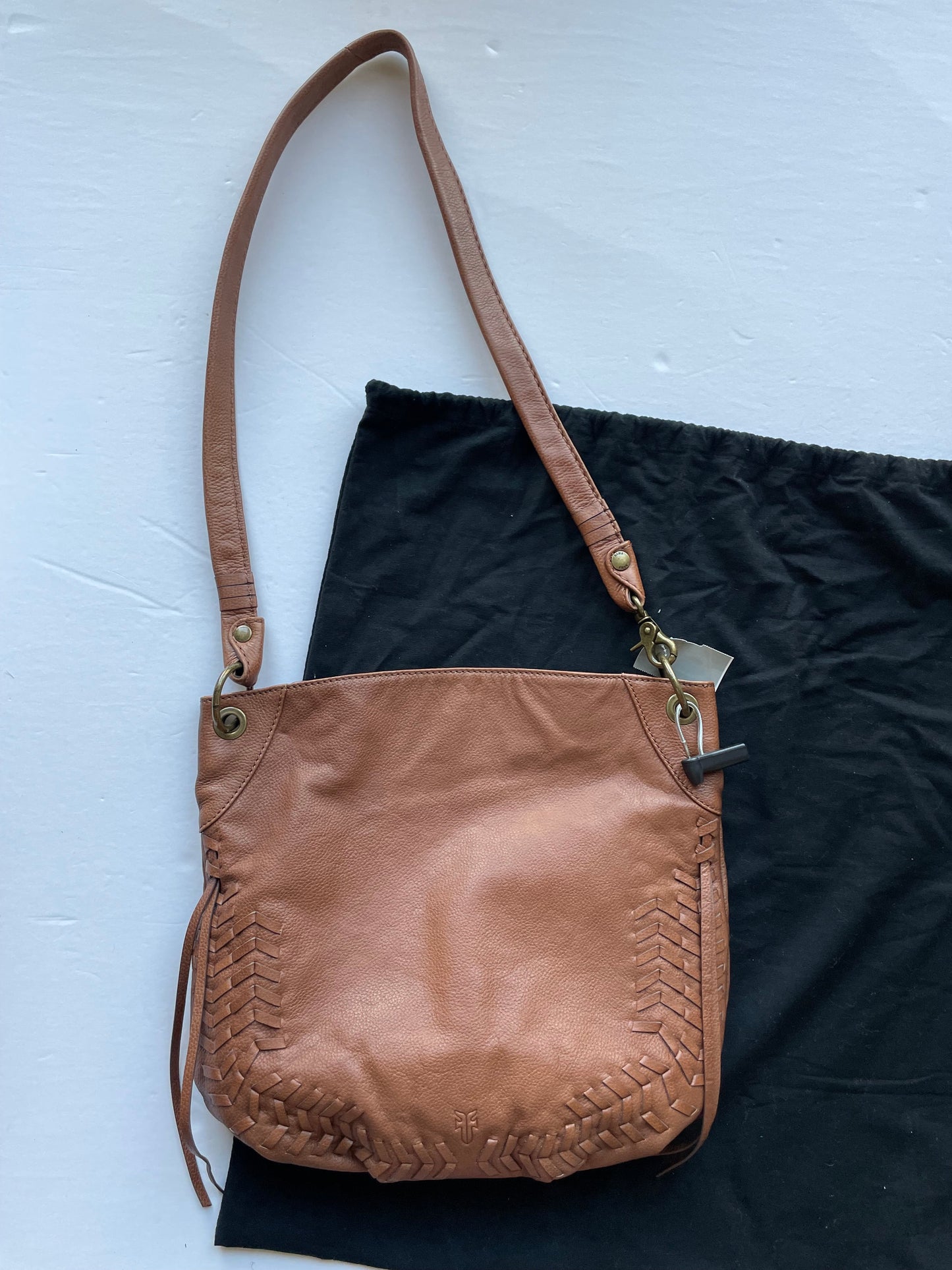 Handbag Leather By Frye  Size: Medium