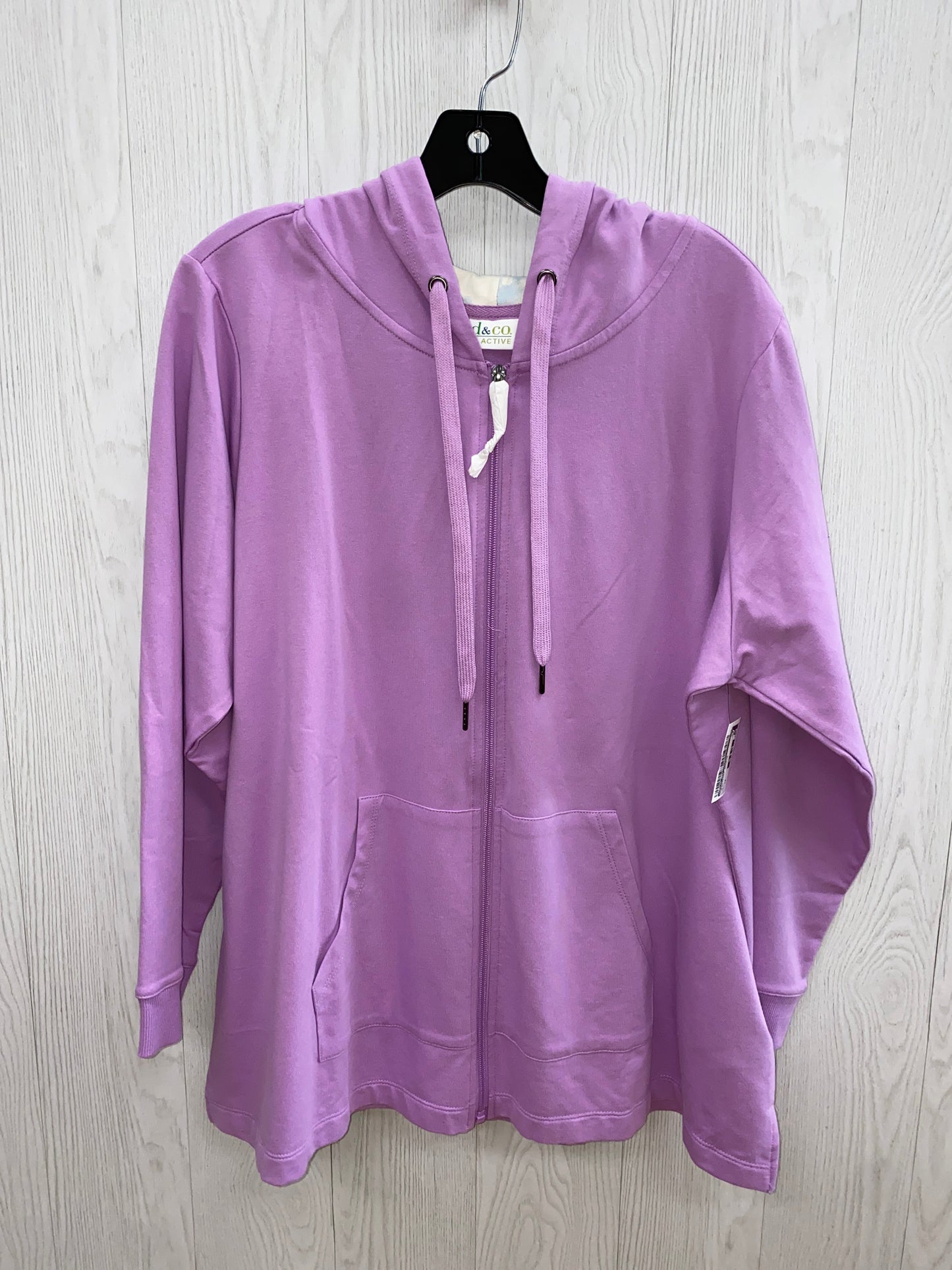 Sweatshirt Hoodie By Denim And Company  Size: 1x