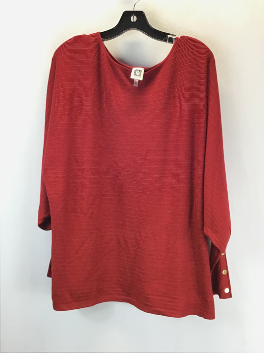 Sweater By Anne Klein  Size: L