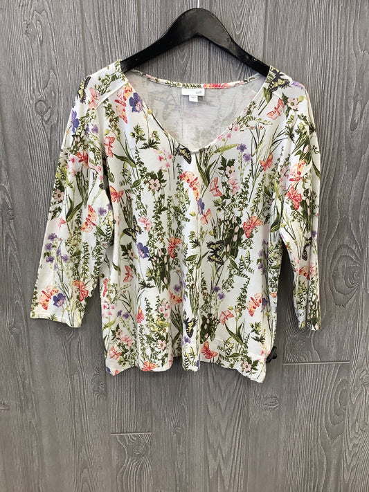 Top 2pc 3/4 Sleeve By J. Jill  Size: L